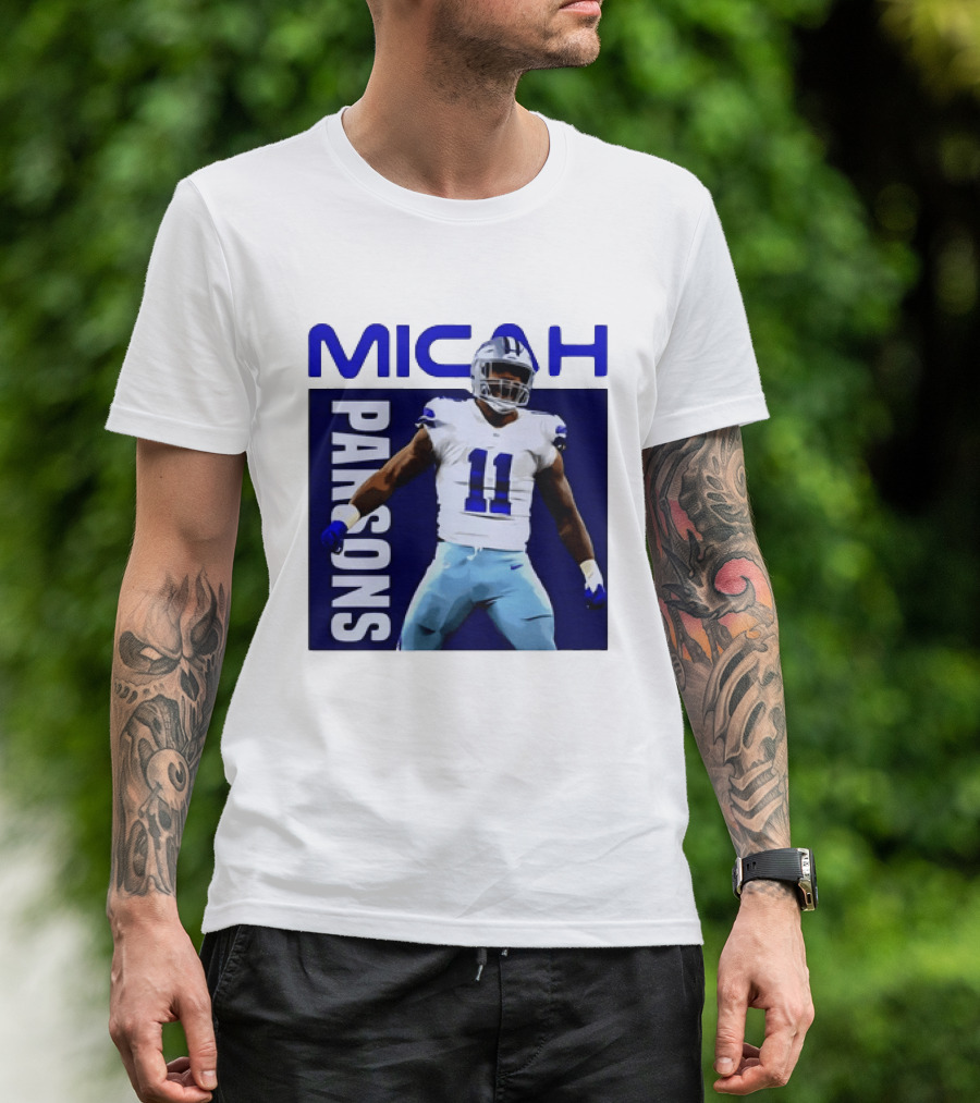 Micah Parsons Dallas Cowboys Number 11 NFL Football Star T-Shirt