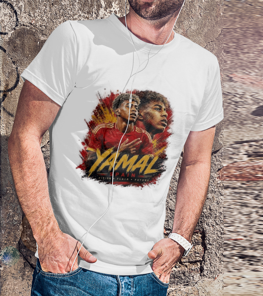 Yamal Spain Vision Flair Future Football T-Shirt
