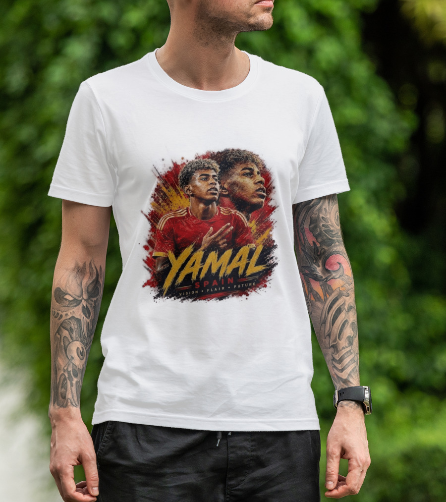 Yamal Spain Vision Flair Future Football T-Shirt