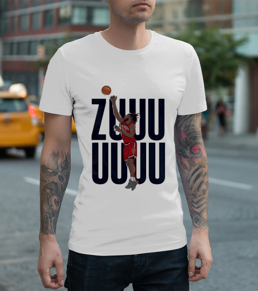 St John's Red Storm Zuby Ejiofor Basketball Caricature T-Shirt