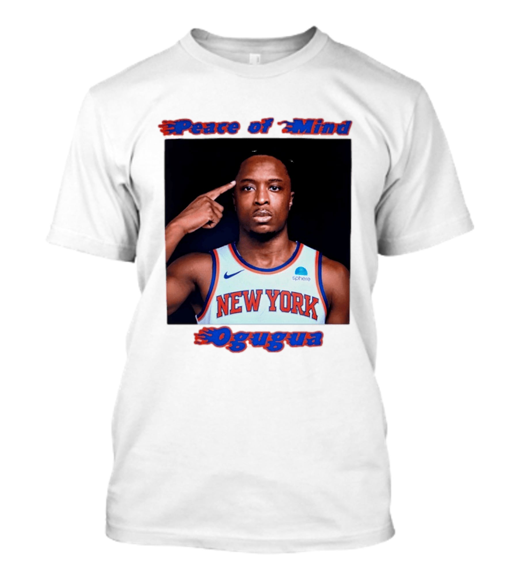 New York Knicks Basketball OG Anunoby Peace Of Mind Ogugua 2026 T-Shirt
