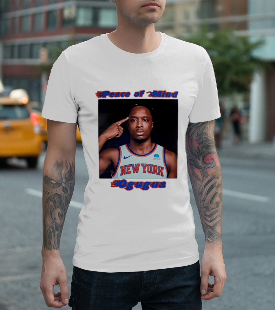 New York Knicks Basketball OG Anunoby Peace Of Mind Ogugua 2026 T-Shirt