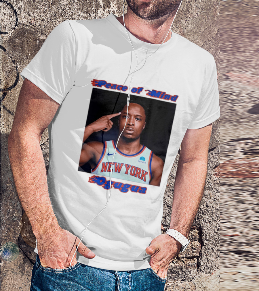 New York Knicks Basketball OG Anunoby Peace Of Mind Ogugua 2026 T-Shirt