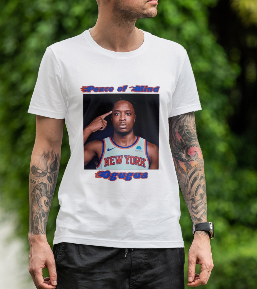 New York Knicks Basketball OG Anunoby Peace Of Mind Ogugua 2026 T-Shirt