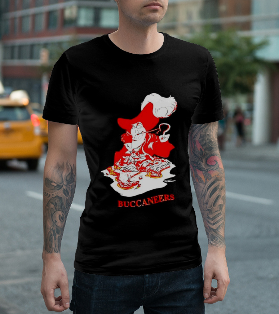 Captain Hook Buccaneers Pirate Tampa Bay T-Shirt