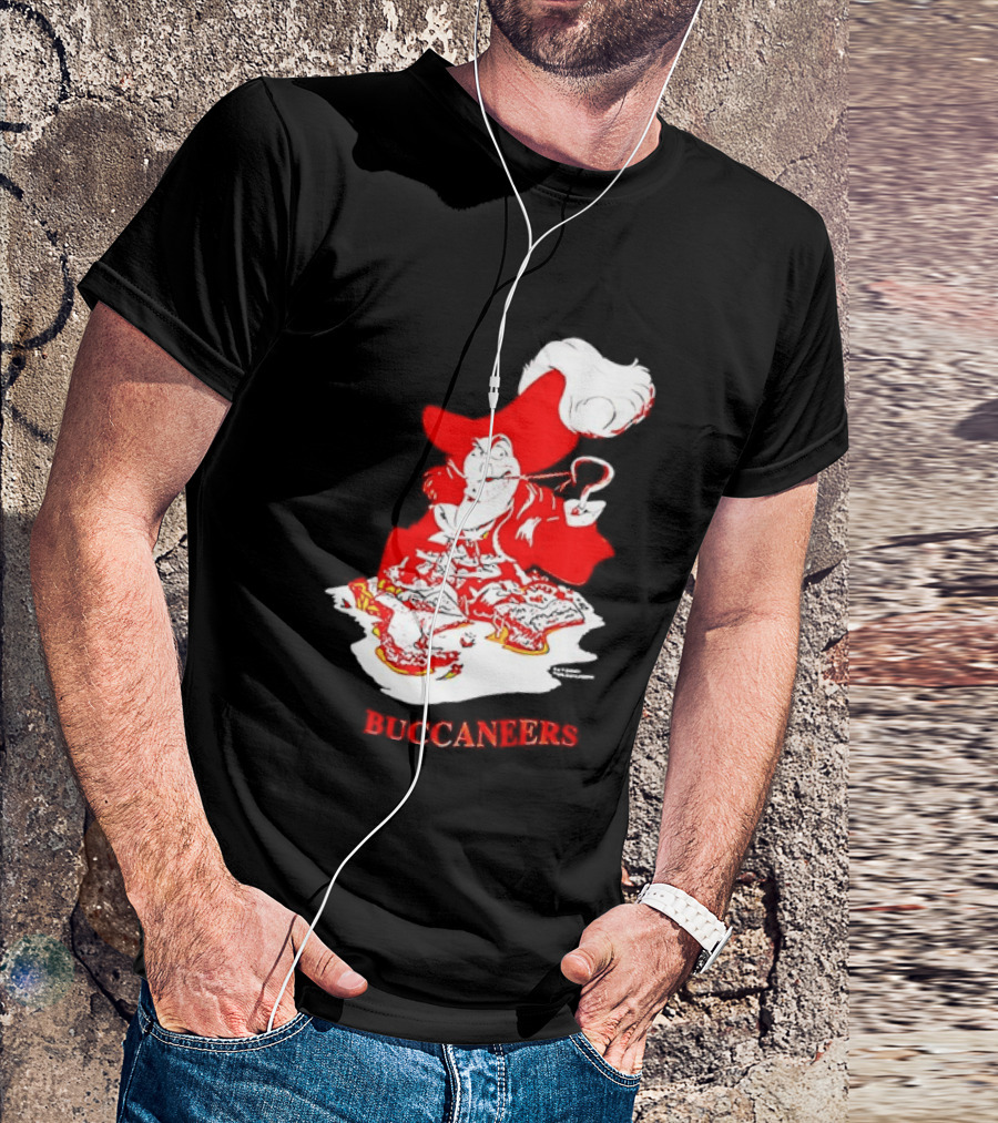 Captain Hook Buccaneers Pirate Tampa Bay T-Shirt