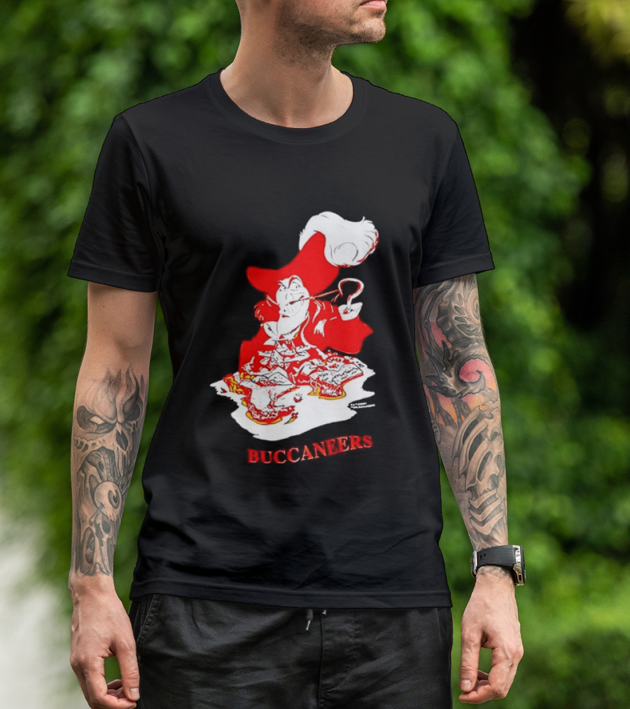 Captain Hook Buccaneers Pirate Tampa Bay T-Shirt
