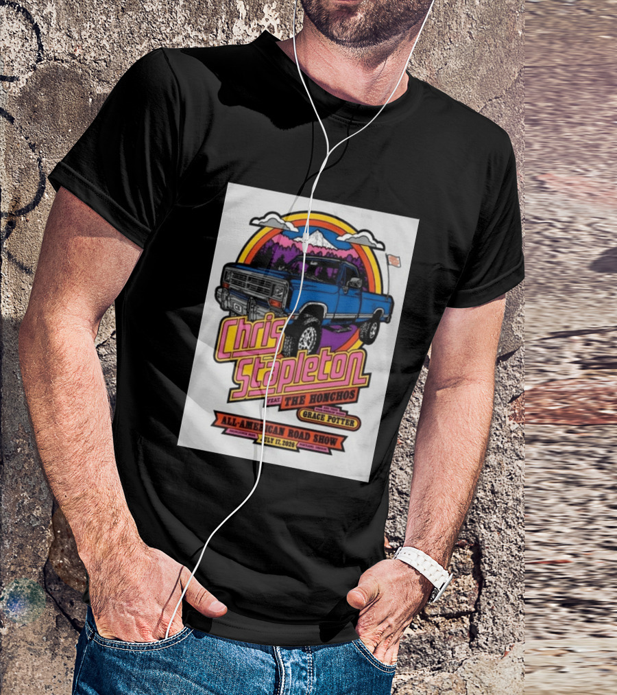 Chris Stapleton Feat The Honchos Grace Potter All American Road Show Providence Park Portland Oregon July 17 2026 T-Shirt