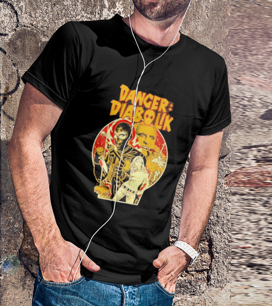 Danger Diabolik Italian Comic Mario Bava T-Shirt