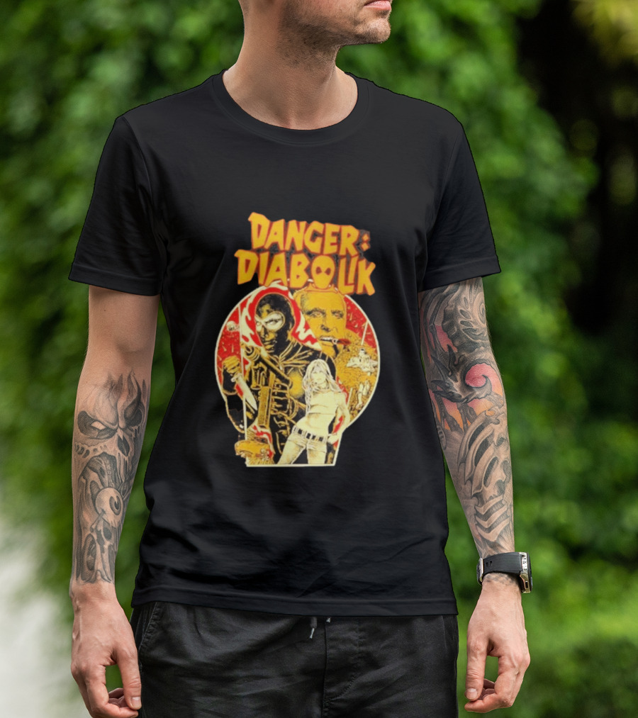 Danger Diabolik Italian Comic Mario Bava T-Shirt