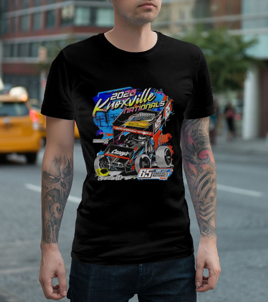 2026 Knoxville Nationals 65th NOS Energy Casey's Knoxville IA Racing Event T-Shirt