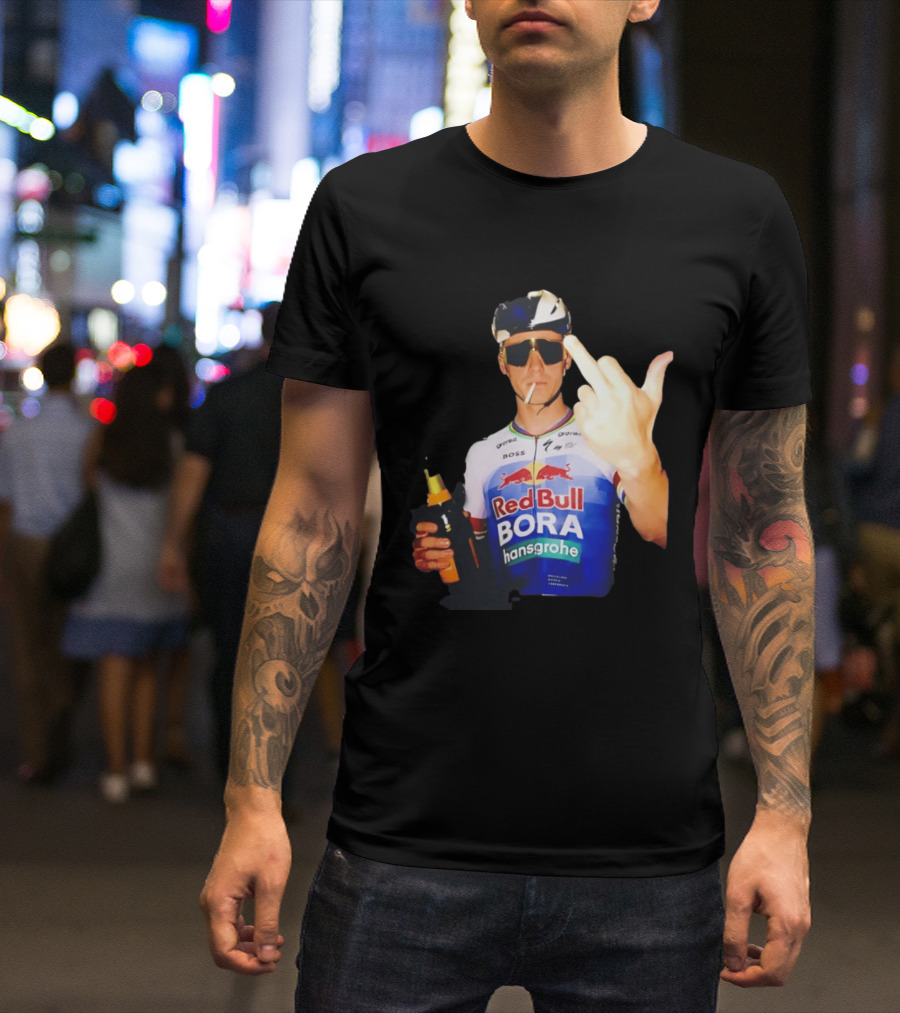 Remco Evenepoel Red Bull BORA Hansgrohe Smoking Gesture T-Shirt