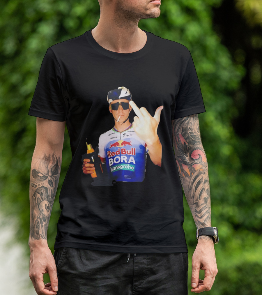 Remco Evenepoel Red Bull BORA Hansgrohe Smoking Gesture T-Shirt