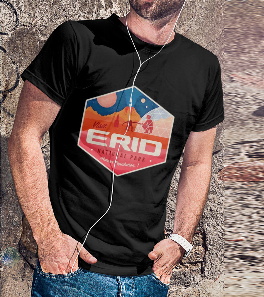 Rocky Alien Tau Ceti Visit Erid National Park Project Hail Mary Human Population One T-Shirt