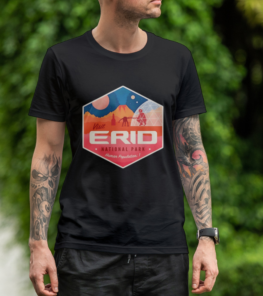 Rocky Alien Tau Ceti Visit Erid National Park Project Hail Mary Human Population One T-Shirt