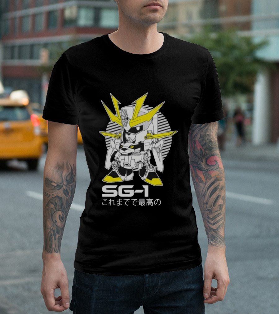 SG 1 Gundam Chibi Mecha Anime T-Shirt