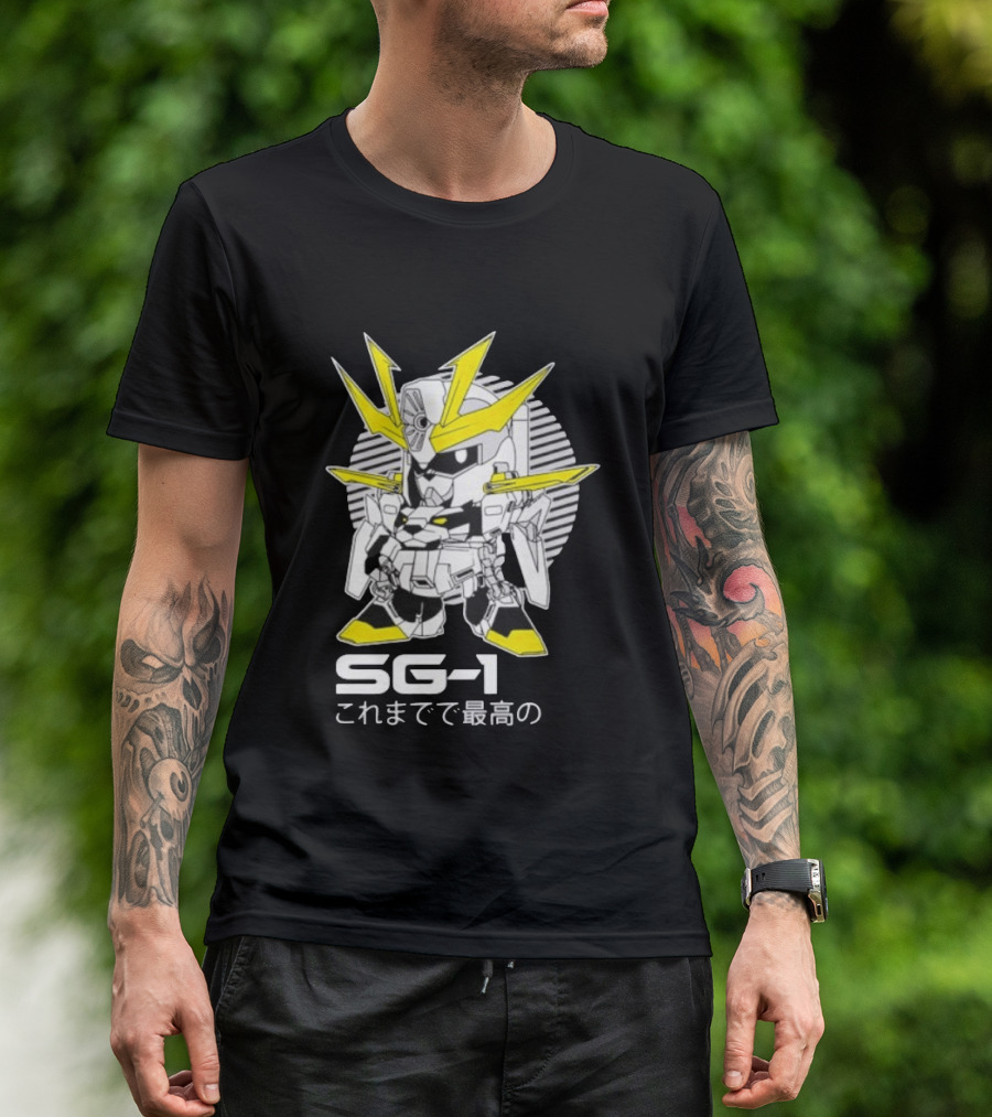 SG 1 Gundam Chibi Mecha Anime T-Shirt