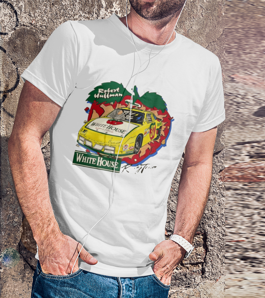 1996 Robert Huffman White House Apple Juice #37 Goody's Dash Series Car Racing T-Shirt