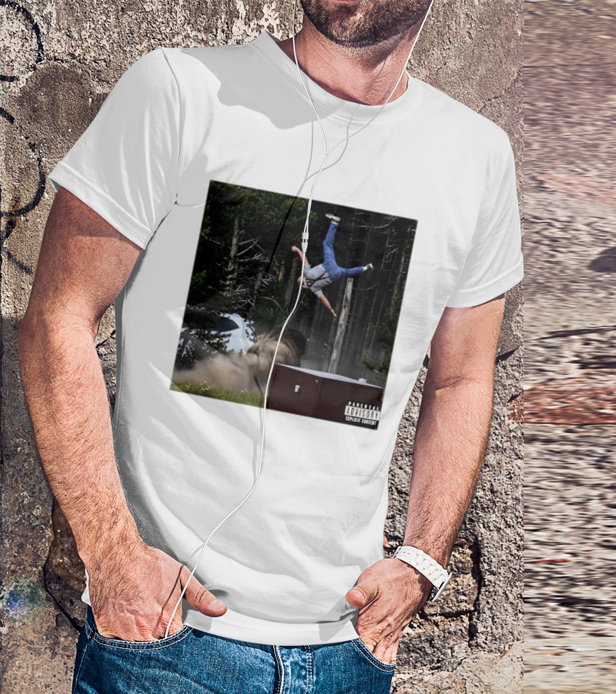 Bison Do Not Pet The Fluffy Cows National Park Parental Advisory Explicit Content Warning T-Shirt