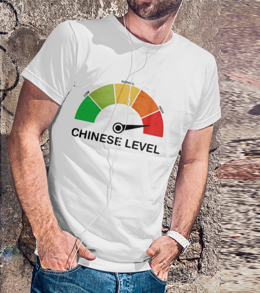 Chinese Level Meter Low Normal High Gauge T-Shirt