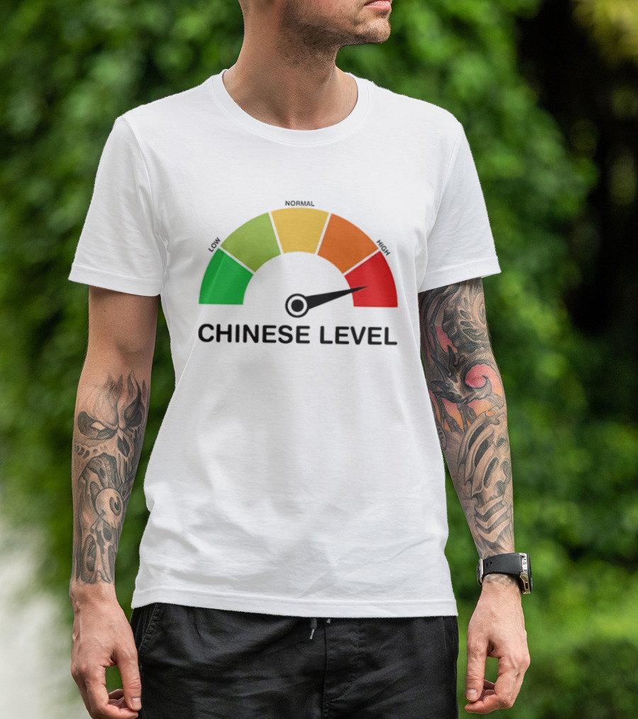 Chinese Level Meter Low Normal High Gauge T-Shirt
