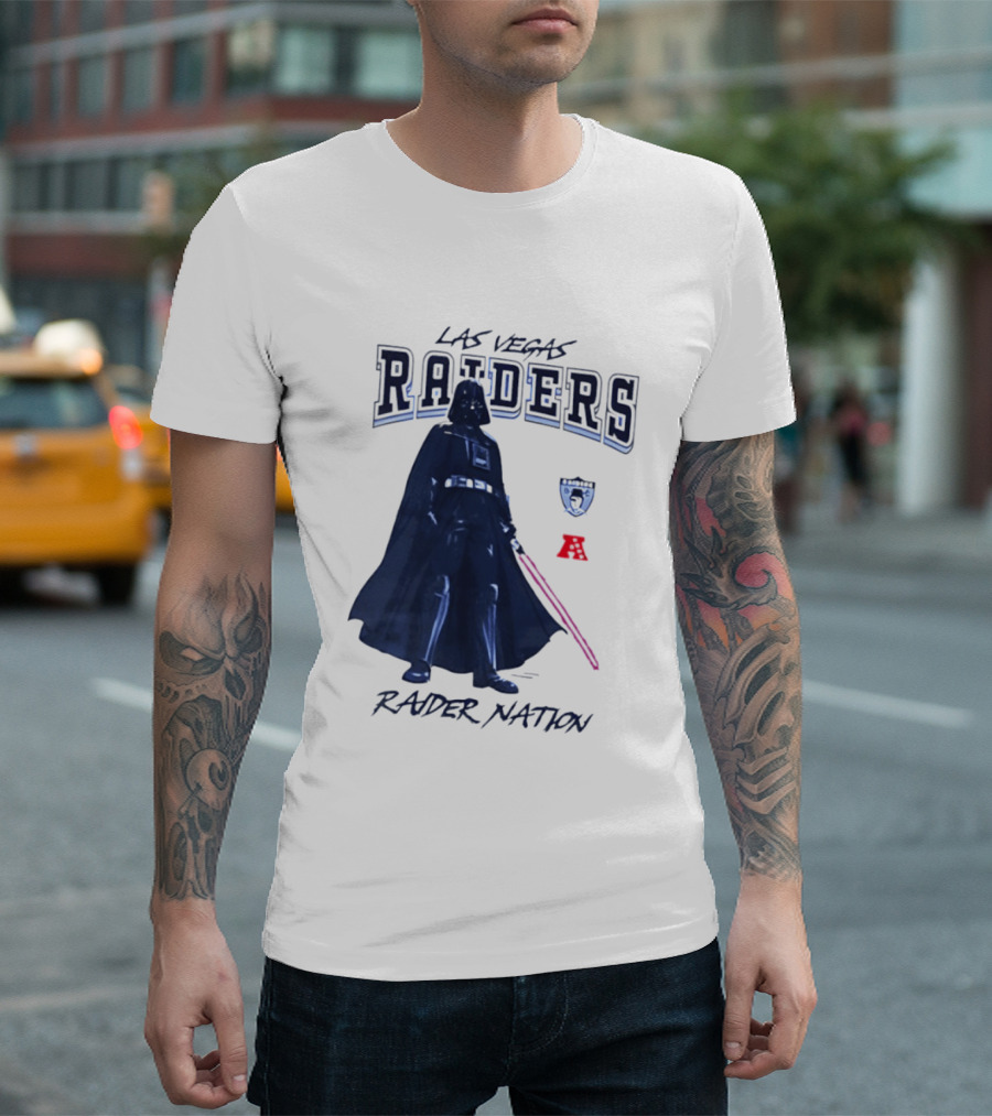 Las Vegas Raiders Darth Vader Raider Nation Star Wars 2026 T-Shirt