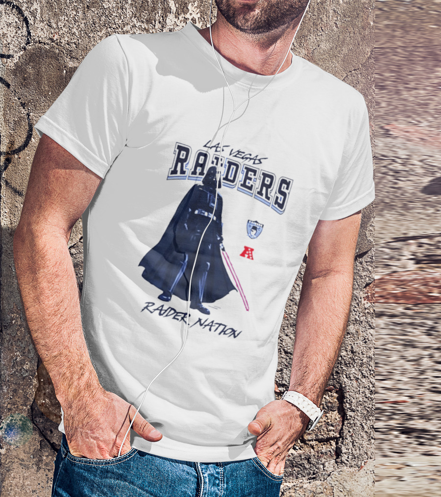 Las Vegas Raiders Darth Vader Raider Nation Star Wars 2026 T-Shirt