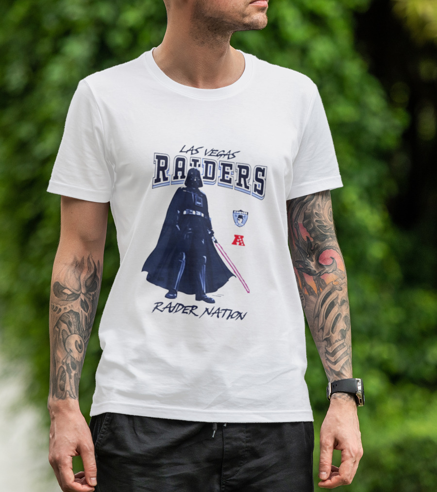 Las Vegas Raiders Darth Vader Raider Nation Star Wars 2026 T-Shirt