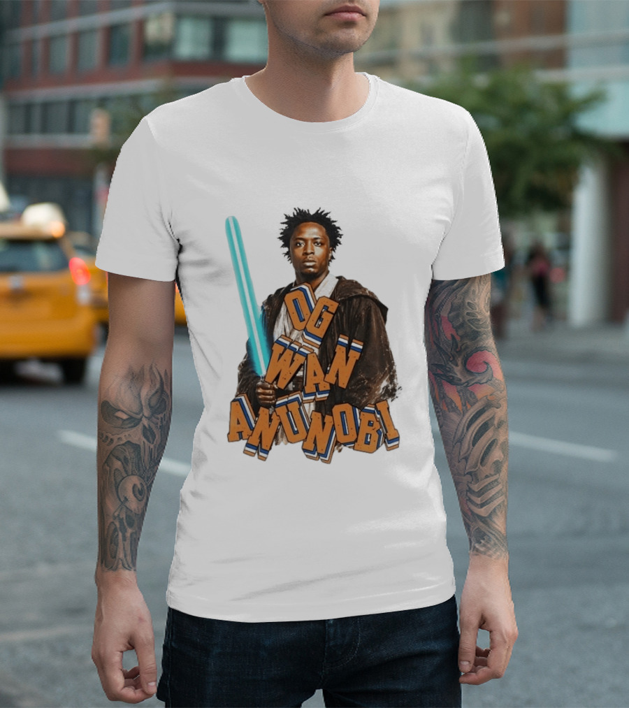 Og Wan Anunobi New York Knicks Basketball Nba 2026 Star Wars T-Shirt