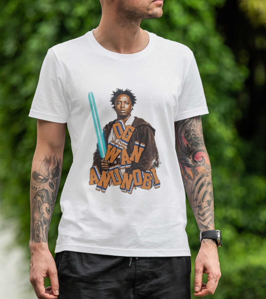Og Wan Anunobi New York Knicks Basketball Nba 2026 Star Wars T-Shirt