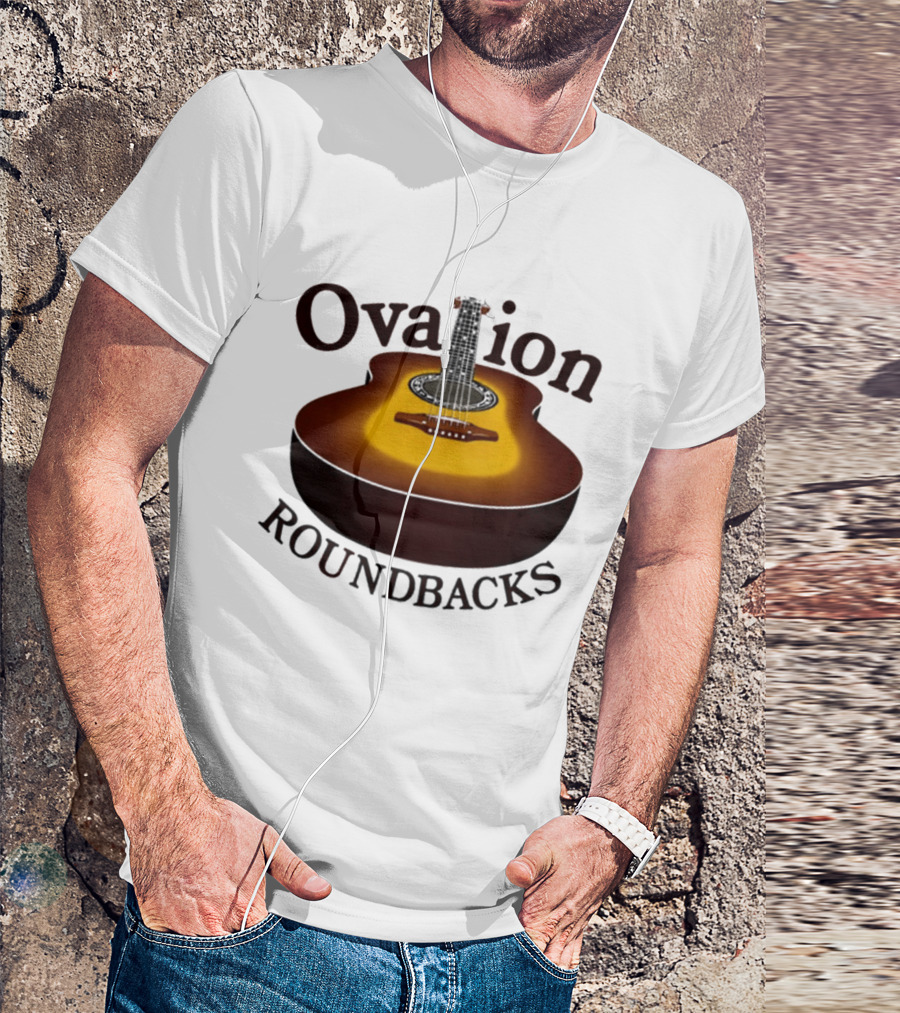 Ovation Roundbacks Acoustic Guitar Folk Music T-Shirt