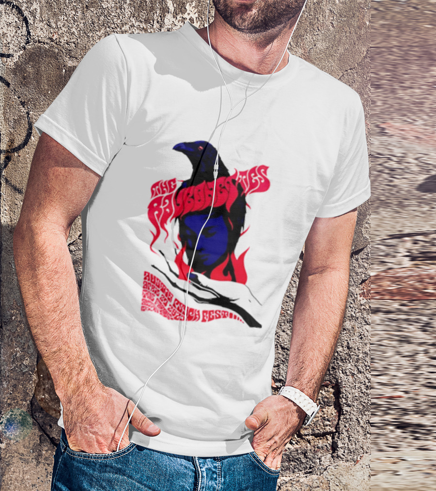 Raveonettes Austin Psych Fest Crow Fire Elements 2014 T-Shirt
