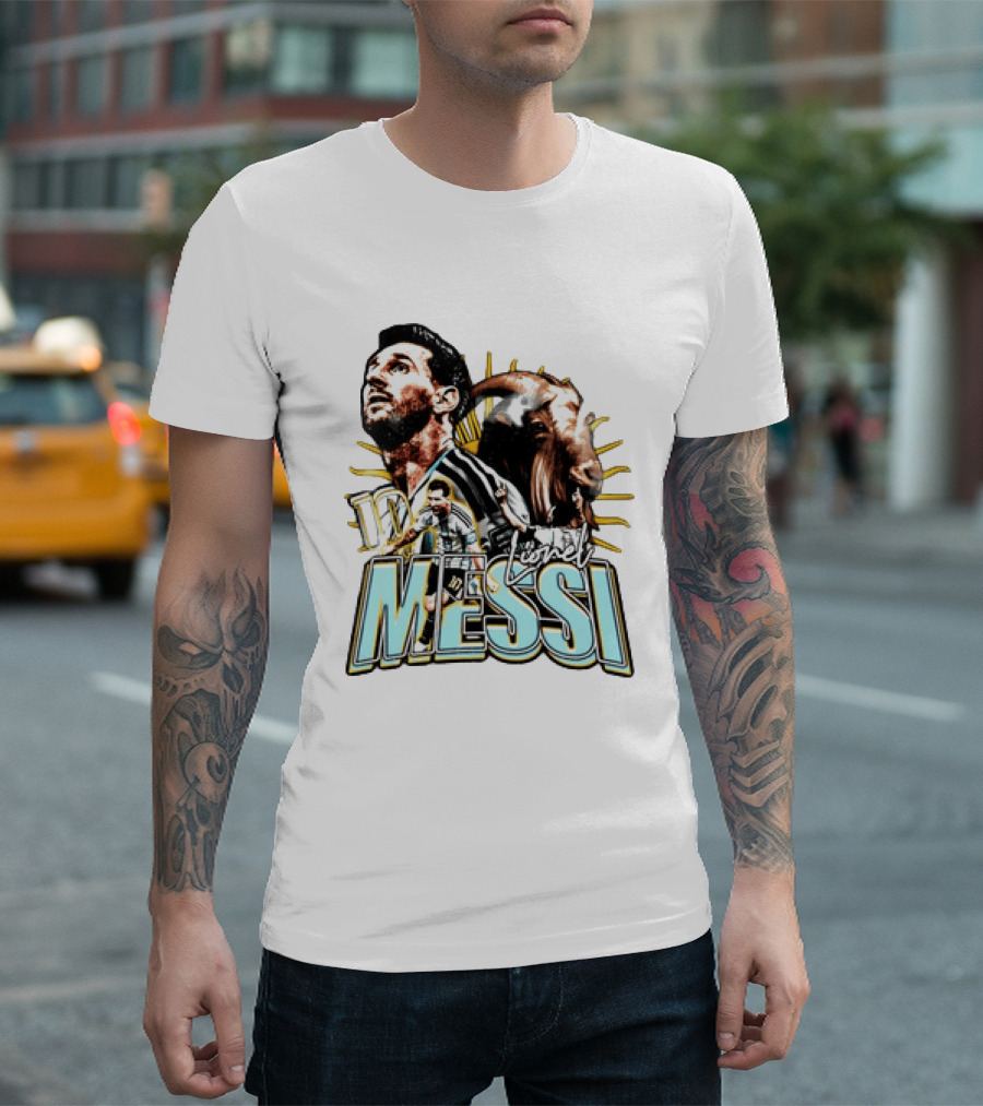 Lionel Messi 10 Goat T-Shirt