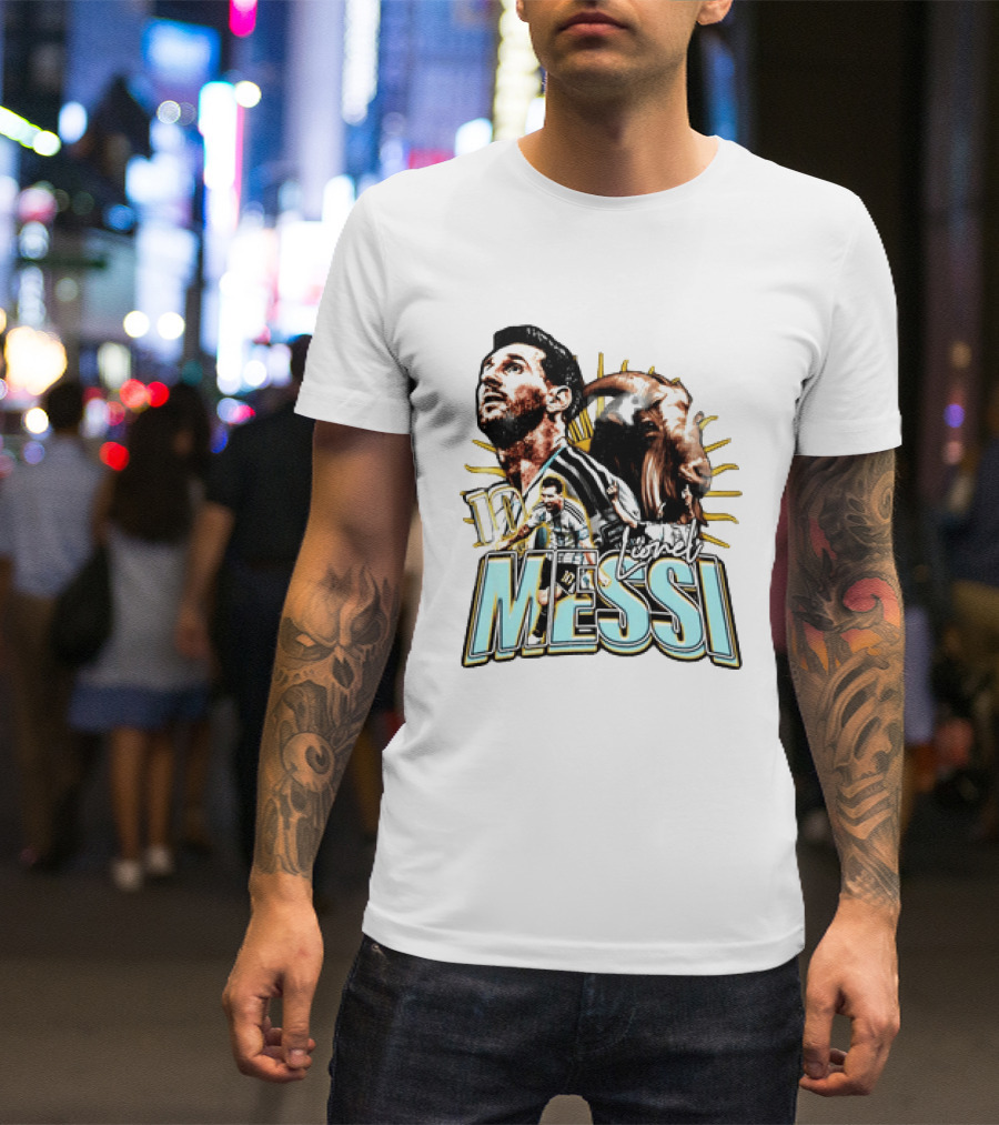 Lionel Messi 10 Goat T-Shirt