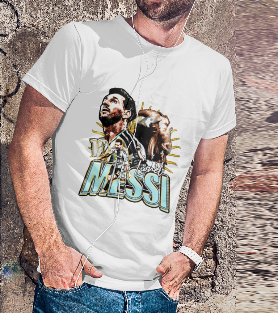 Lionel Messi 10 Goat T-Shirt