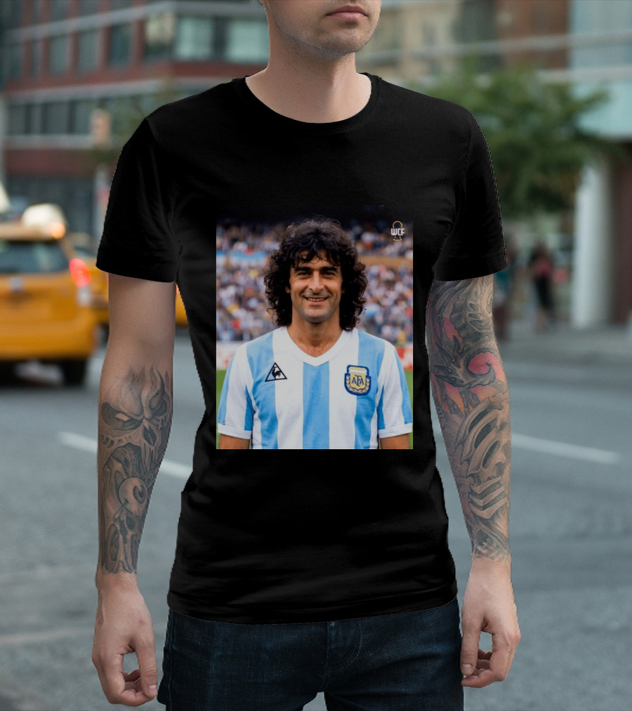 Happy Birthday Mario Kempes Argentina Football Legend AFA T-Shirt