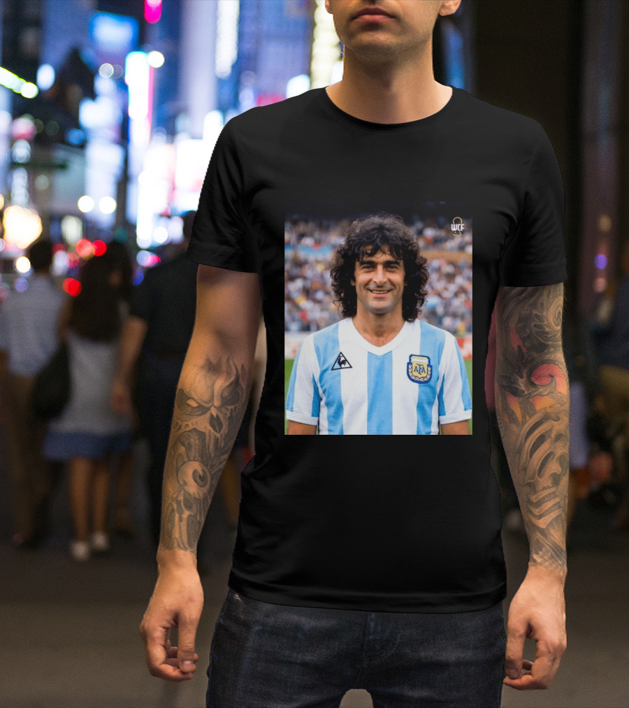 Happy Birthday Mario Kempes Argentina Football Legend AFA T-Shirt