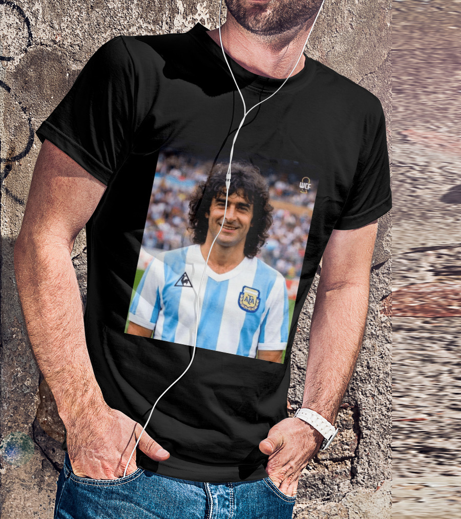 Happy Birthday Mario Kempes Argentina Football Legend AFA T-Shirt