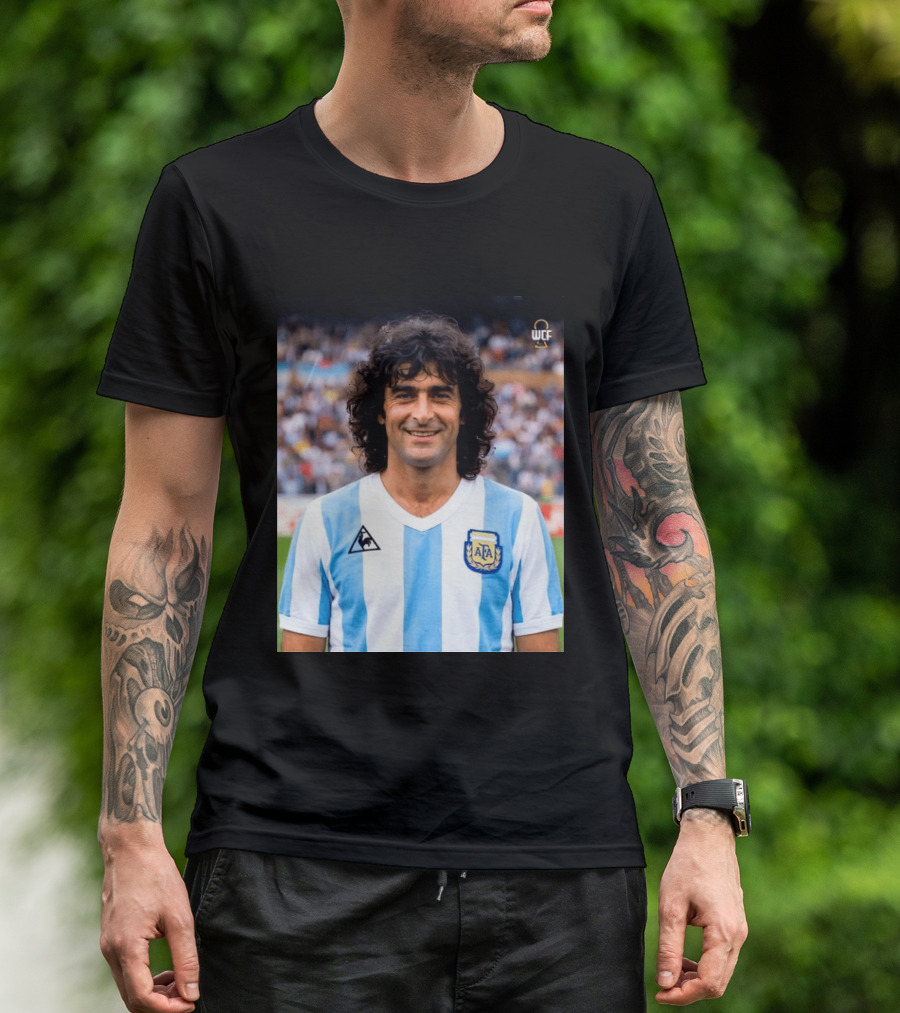 Happy Birthday Mario Kempes Argentina Football Legend AFA T-Shirt