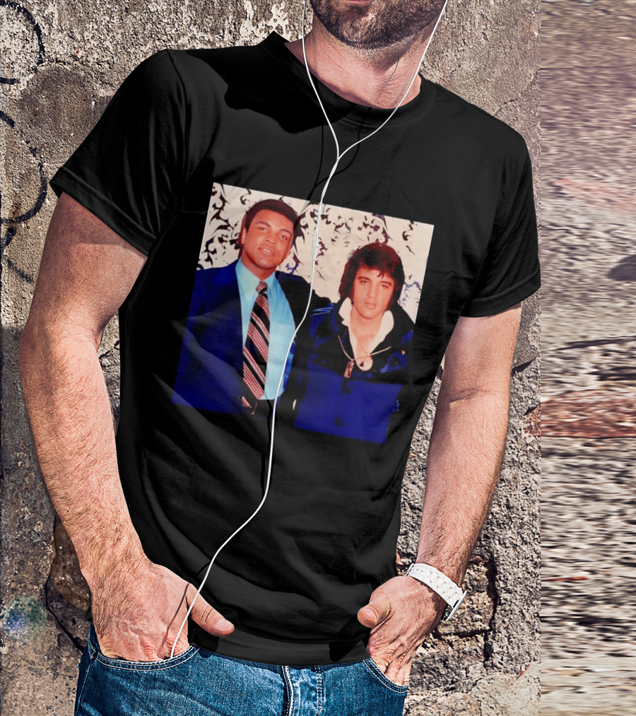 Muhammad Ali Elvis Presley Iconic Encounter T-Shirt