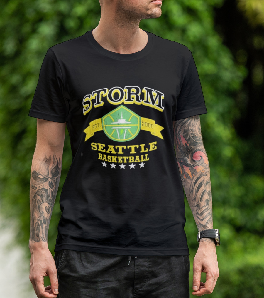 Seattle Storm Basketball Est 2000 WNBA T-Shirt