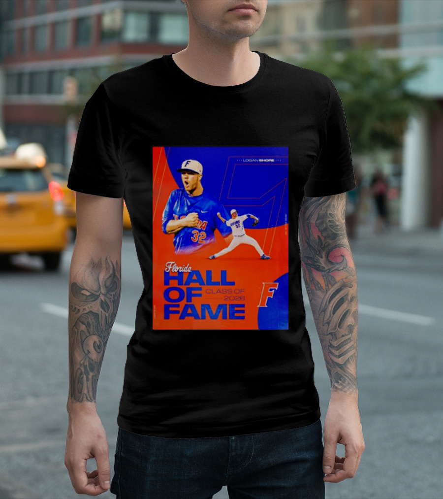 Logan Shore Florida Gators Hall Of Fame Class Of 2026 T-Shirt