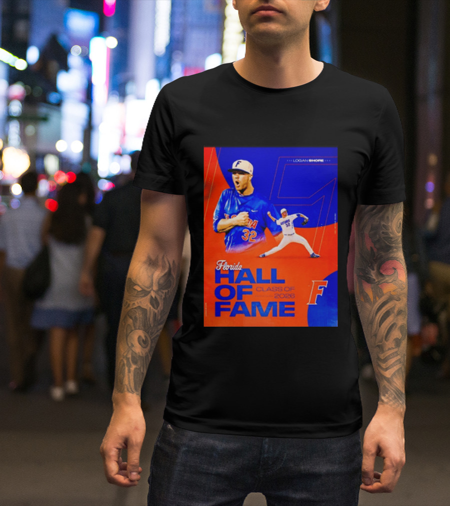 Logan Shore Florida Gators Hall Of Fame Class Of 2026 T-Shirt