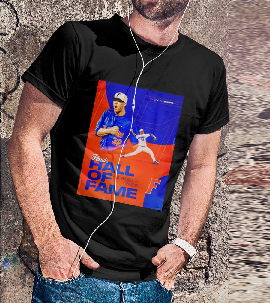 Logan Shore Florida Gators Hall Of Fame Class Of 2026 T-Shirt