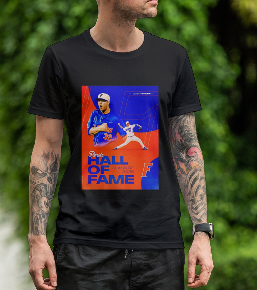 Logan Shore Florida Gators Hall Of Fame Class Of 2026 T-Shirt