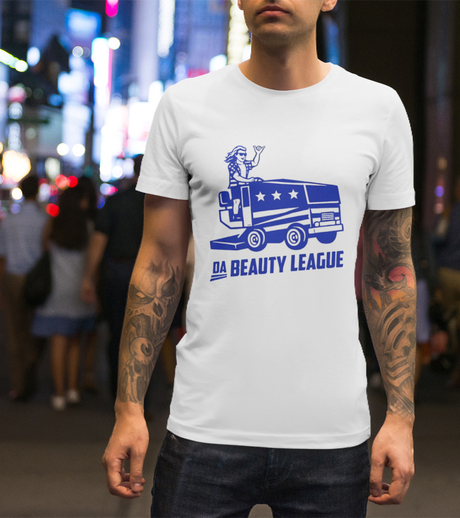 Da Beauty League Ice Resurfacer Shaka Sign T-Shirt