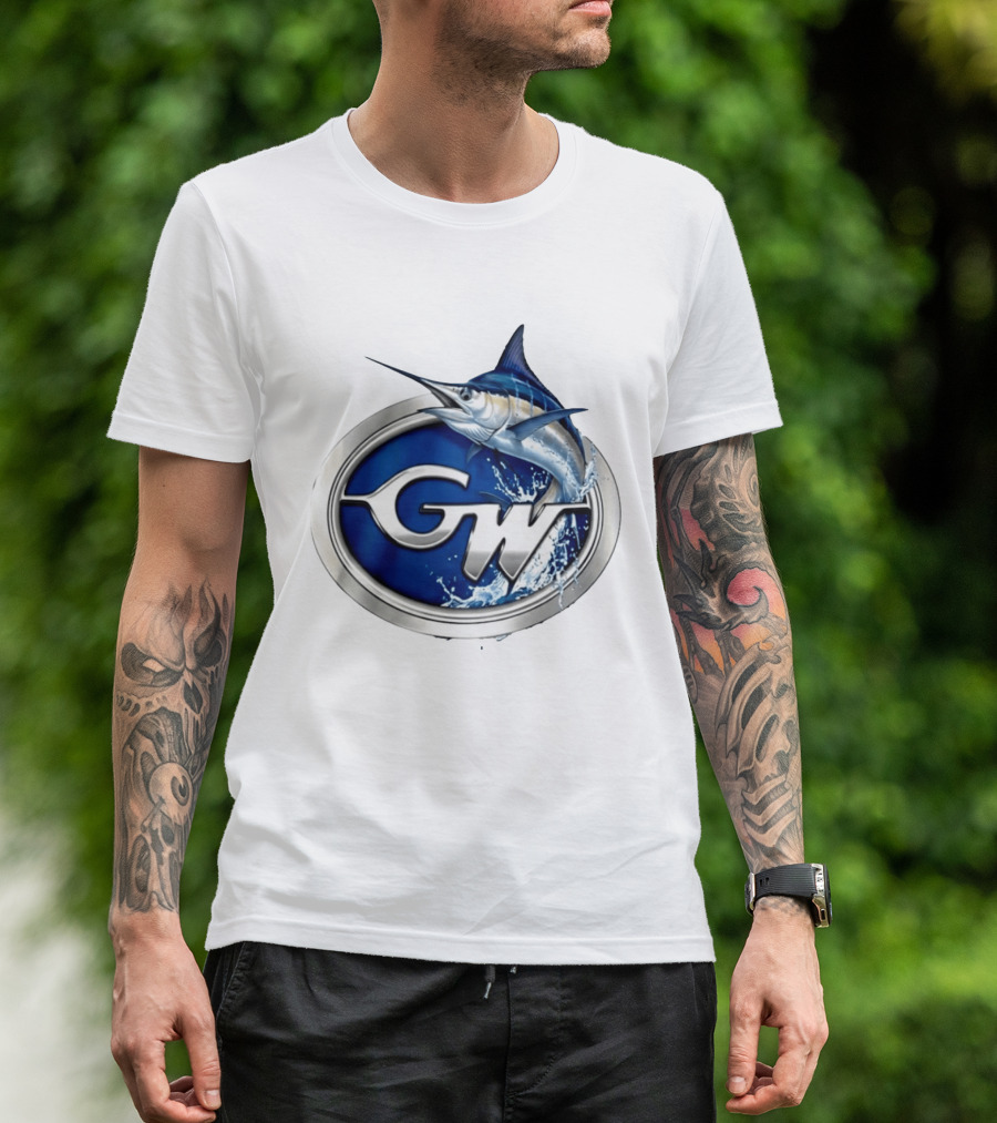 Grady White Boats GW Marlin Symbol Exceptional Attention To Detail T-Shirt