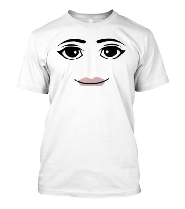 Roblox Avatar Face Iconic Girl Gaming T-Shirt