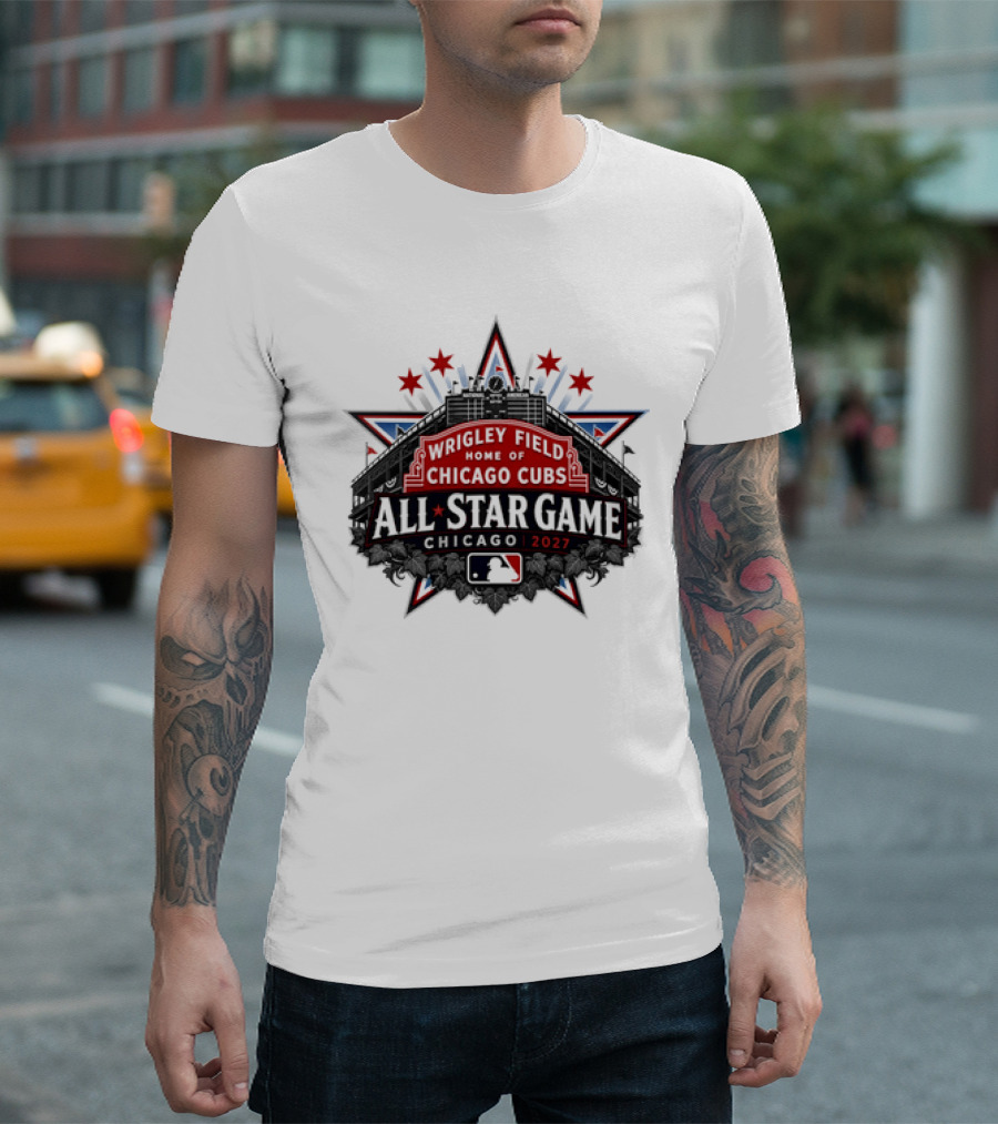 Wrigley Field Home Of Chicago Cubs 2027 MLB All Star Game T-Shirt