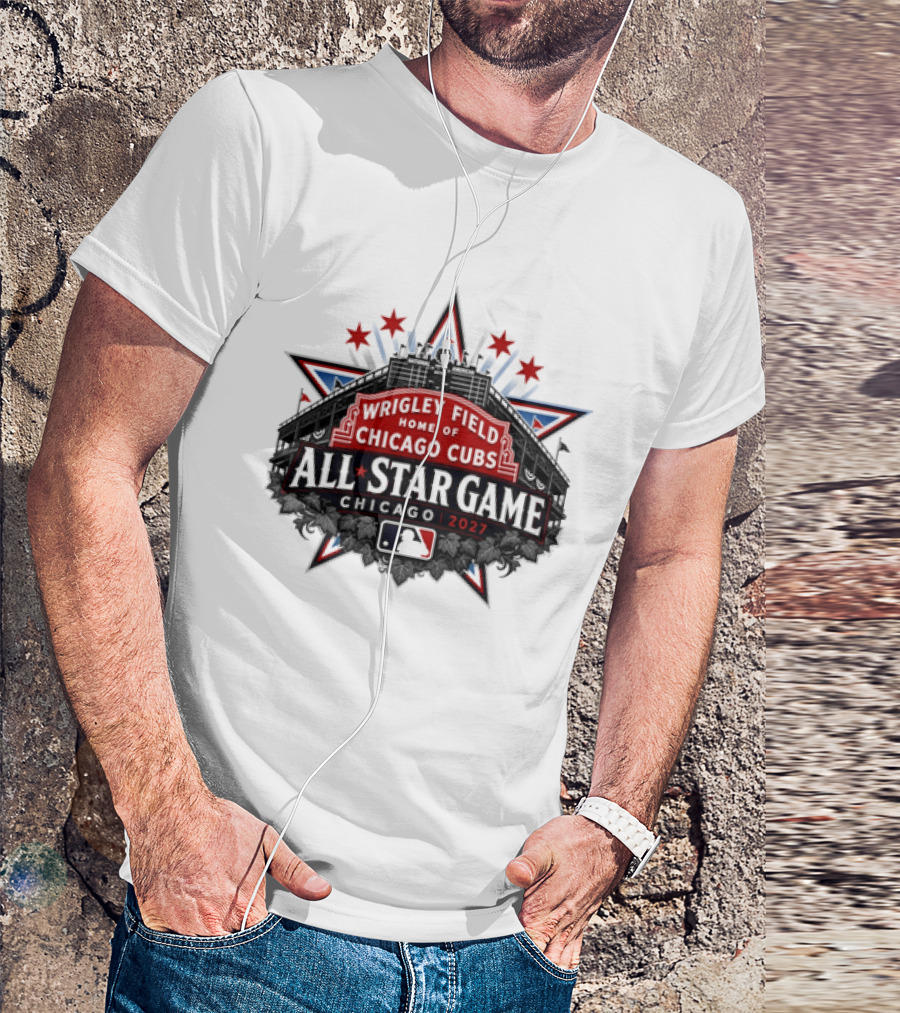 Wrigley Field Home Of Chicago Cubs 2027 MLB All Star Game T-Shirt